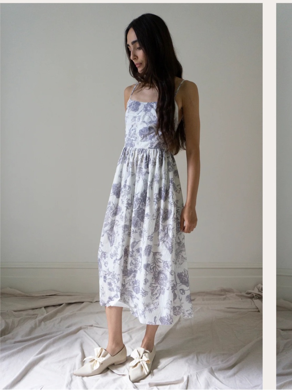 Ovate Mathilde dress cotton floral print extra large